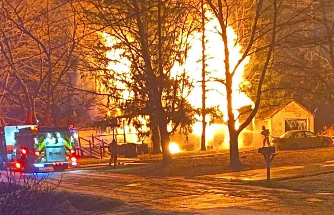 Fire in Willoughby, Ohio: Large Emergency Response as Crews Battle Structure Blaze